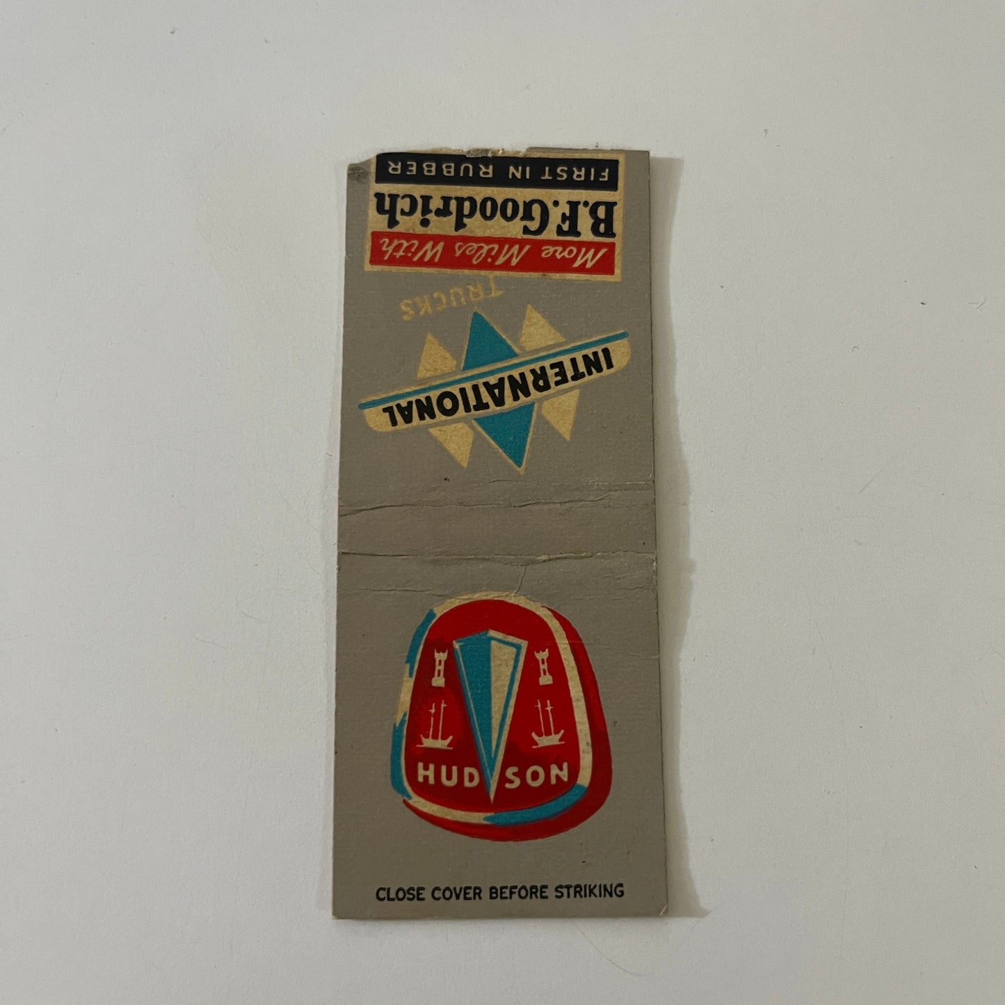 Jukeland Truck Sales Hudson Klamath Falls OR c1940 Matchbook Cover MM15-2