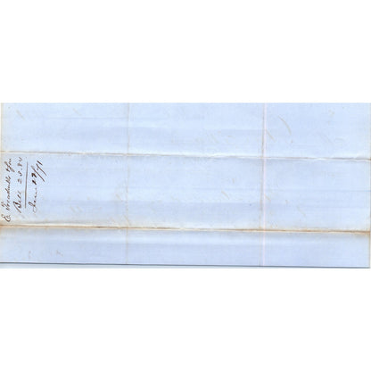 1871 E. Treadwell's Son Bakeries Glover & Warren NY Receipt Letterhead AF2-A3