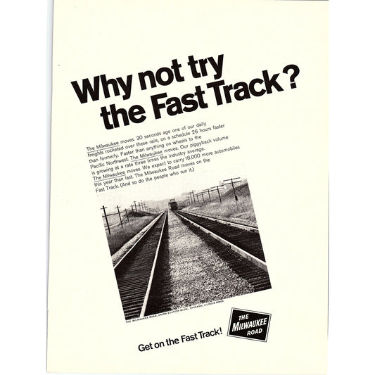 Milwaukee Road Union Station Building Chicago IL 1967 Ad AG1-16
