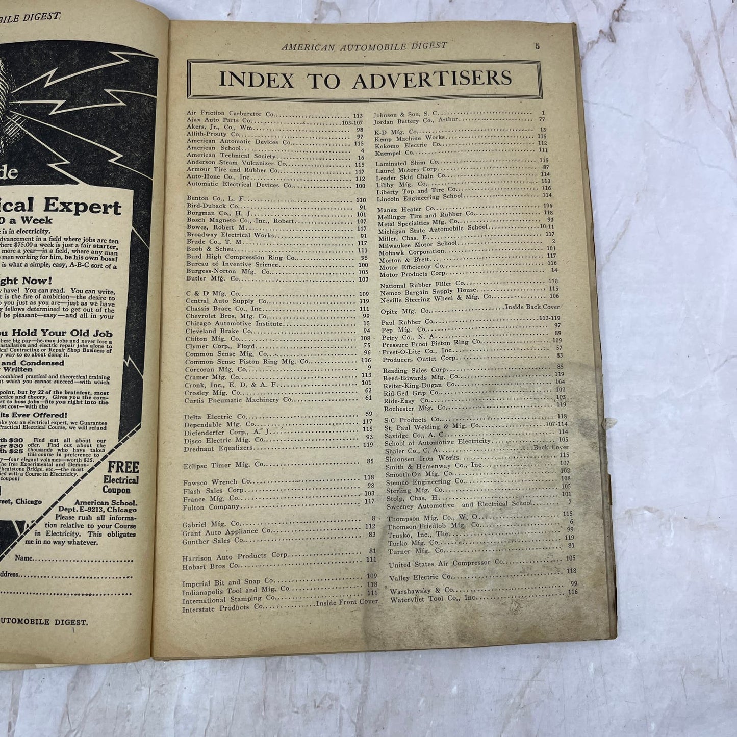 1923 Dec American Automobile Digest Magazine TI8-S7