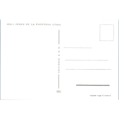 Jerez De La Frontera Cadiz Vintage Postcard PD1