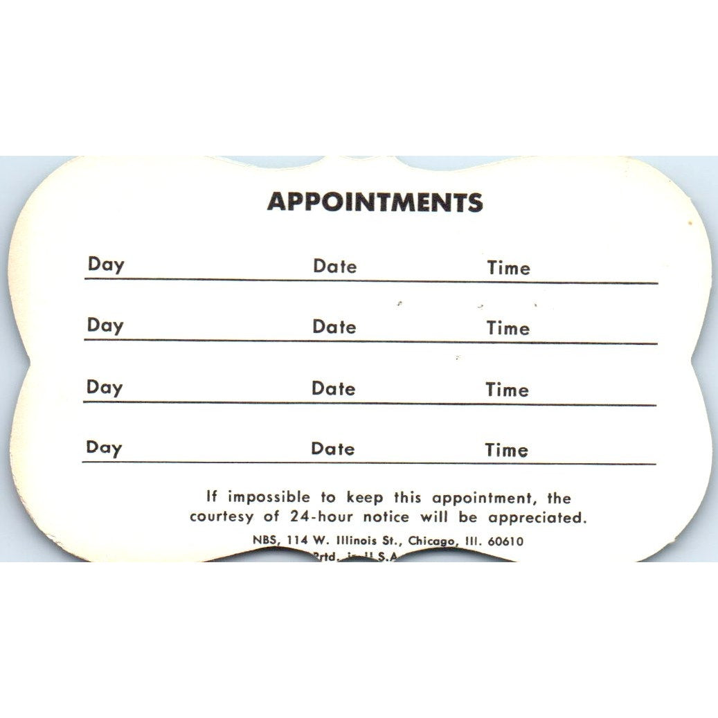 Alice's Place Long Beach Appointment Vintage Business Card SD8-B10