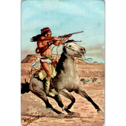 1956 Armour Star Franks Indian Language Card Geronimo Apache War Leader PD3