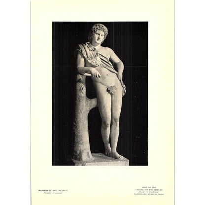 Aphrodite of Cnidus - Praxiteles - 1902 Litho Art Print AF4-9