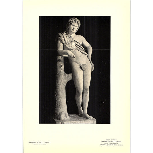 Aphrodite of Cnidus - Praxiteles - 1902 Litho Art Print AF4-9