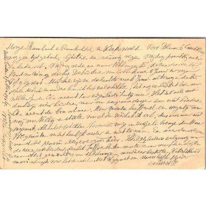 WWI Wiesbaden Almelo L.E. Barends 1917 German Reich Postcard P5-12