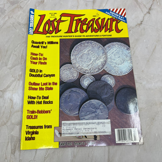 1990 July - Lost Treasure Magazine - Treasure Hunting Gold Prospecting M14