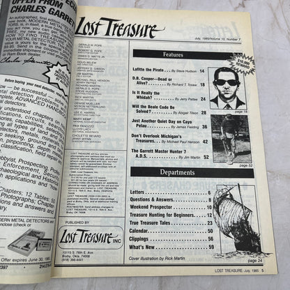 1985 July - Lost Treasure Magazine - Treasure Hunting Gold Prospecting M15