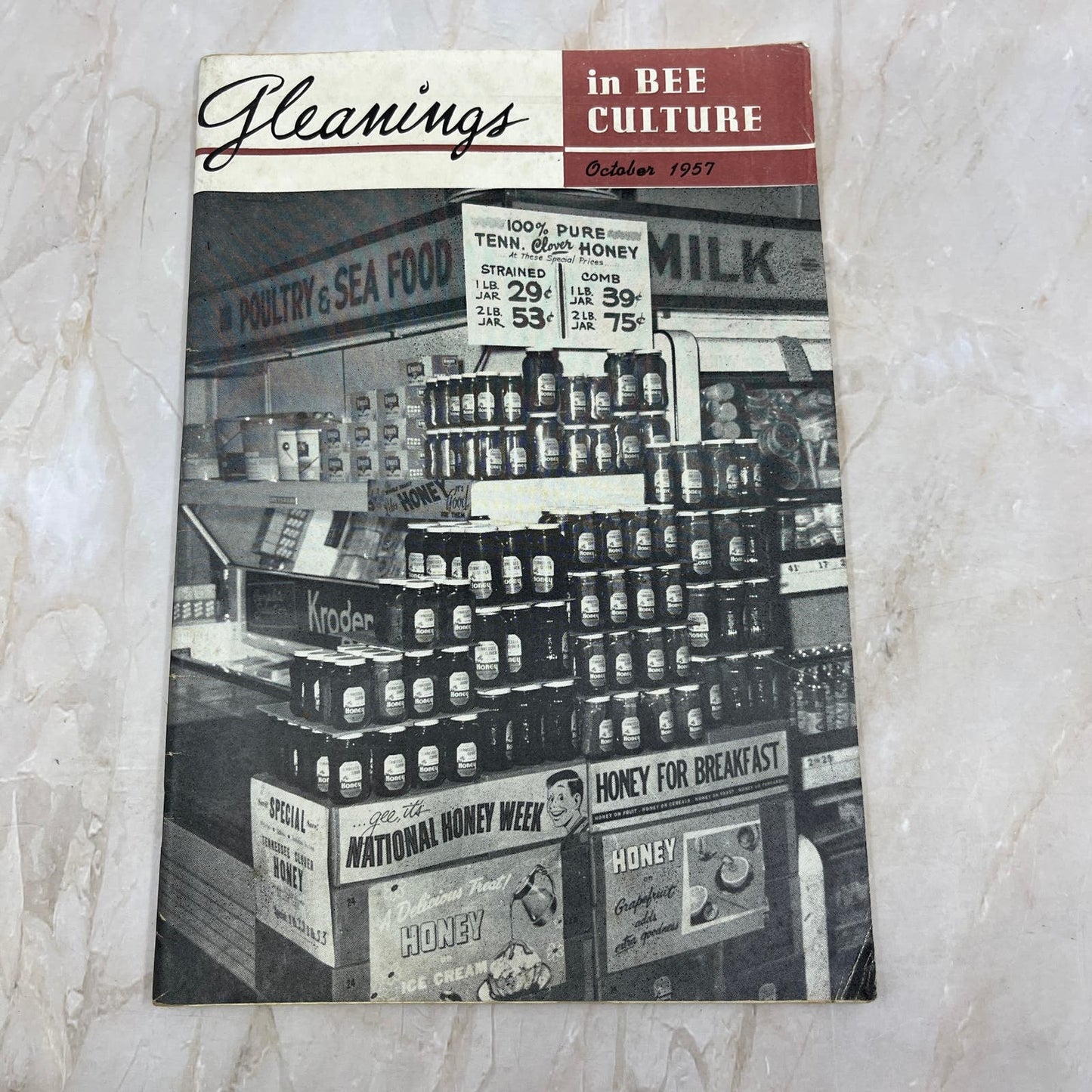 1957 Oct Gleanings in Bee Culture Beekeeping Magazine A.I. Root Co Medina OH TD5