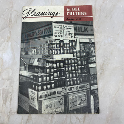 1957 Oct Gleanings in Bee Culture Beekeeping Magazine A.I. Root Co Medina OH TD5