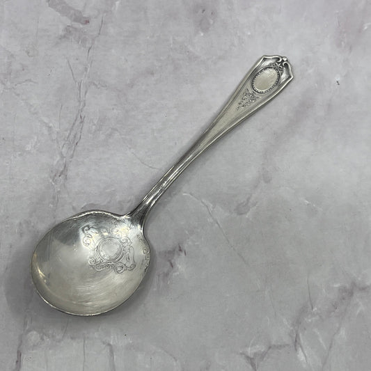 Oneida Louis XVI Community Sauce Spoon 5.75" Vintage Silverplate TC5-OS-21