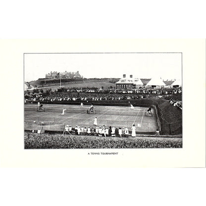 Bowling Greens, Alexandria Gardens / Tennis Tournament Double Sided c1910 AF3-8