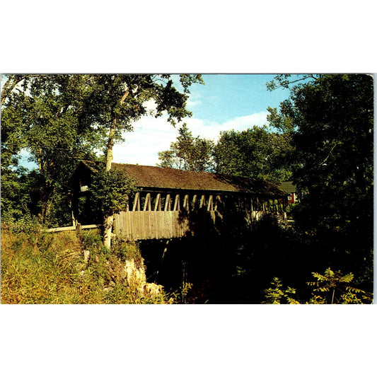 Bloods Brook Bridge Meriden NH Covered Bridge Postcard PC4