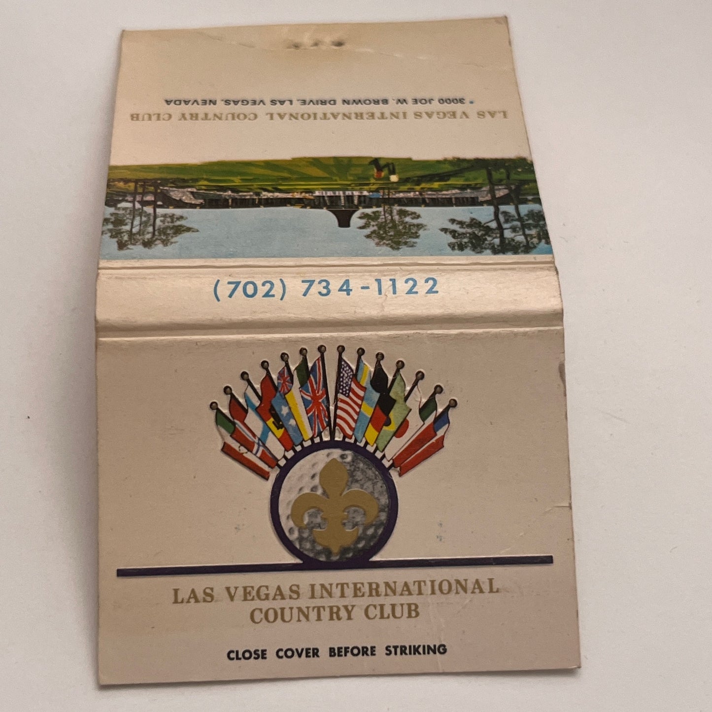 Las Vegas International Country Club Vintage Matchbook Cover MM4-2