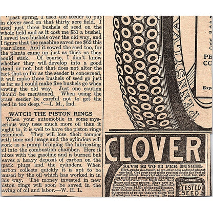 Witte Arm Swing Log Saws Witte Engine Works Kansas City MO 1920 Ad AG2-6