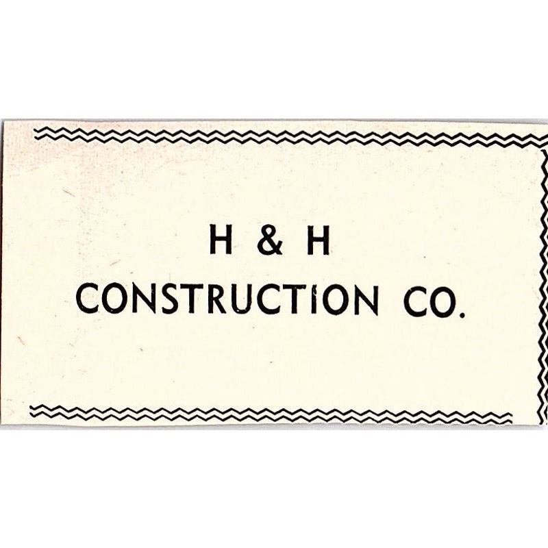 Garrett Electric Co, H&H Construction Co Taft CA 1965 Ad AG3-S5