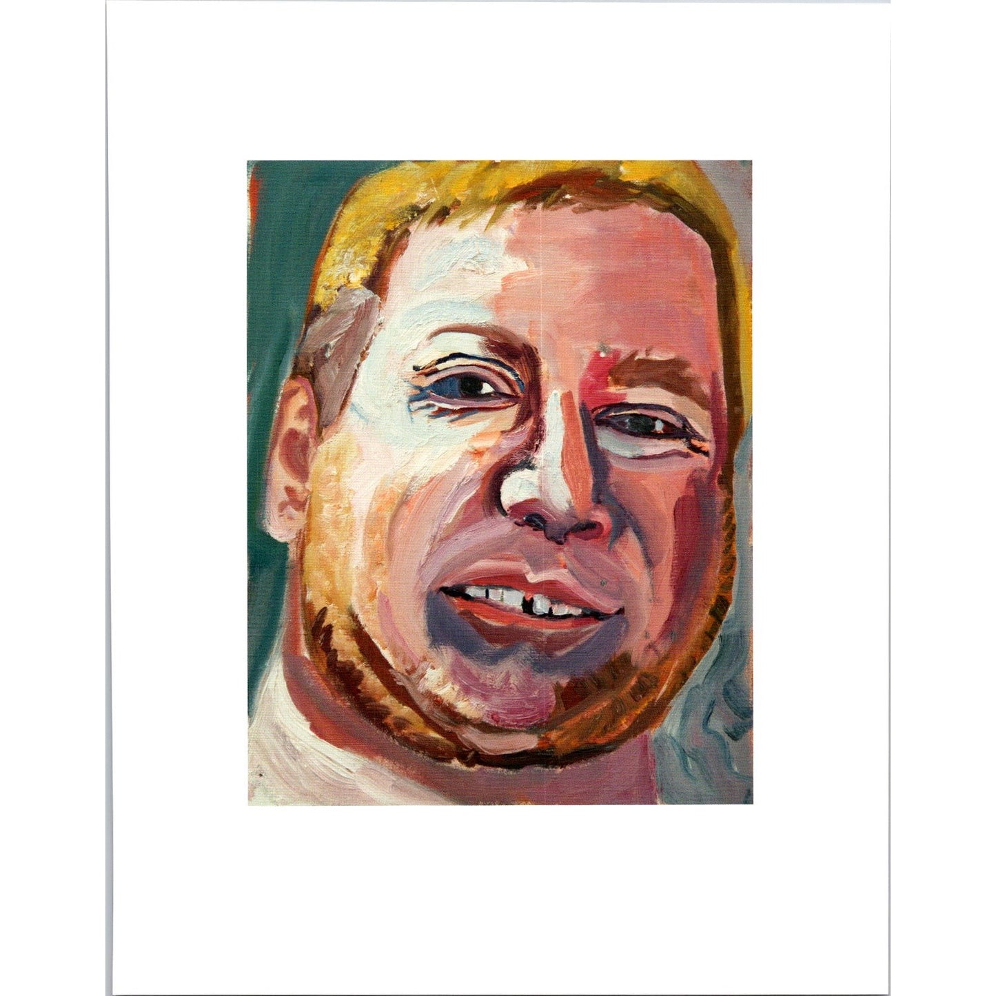 Lance Corporal Adam Jahnke - George W. Bush Painting Book Plate Art Print J8