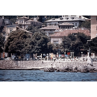 1970s Huge Lot of 35 Slides Croatia Travel Dubrovnik Brseč Opatija Rijecka TJ5
