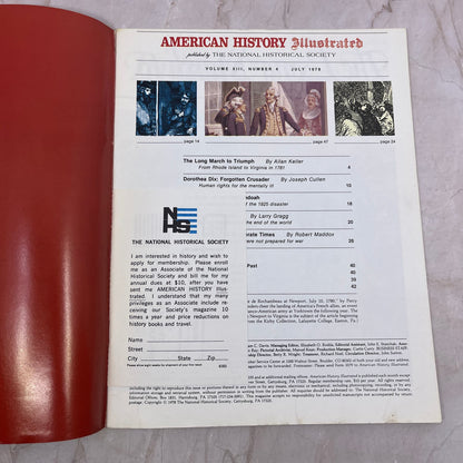 1978 July - American History Illustrated Magazine - Compte de Rochambeau M21