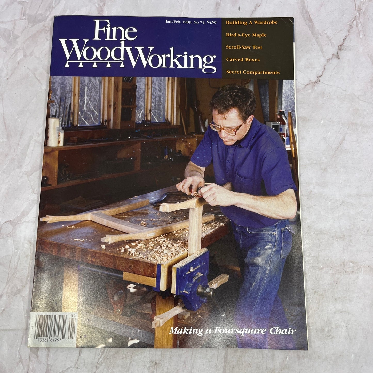 Foursquare Chair - Jan/Feb 1989 No 74 - Taunton's Fine Woodworking Magazine M34