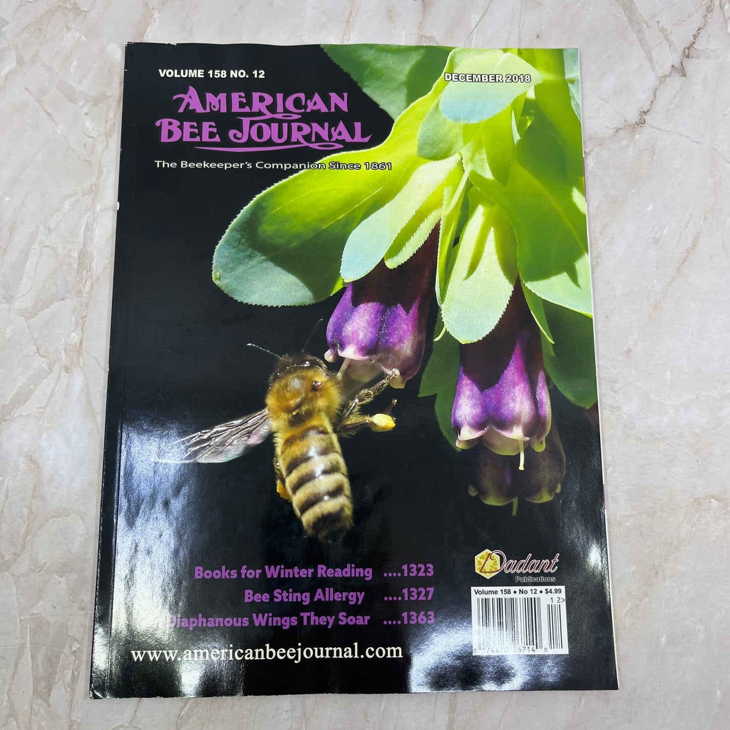 2018 Dec American Bee Journal Magazine Bees Beekeeping Honey M8