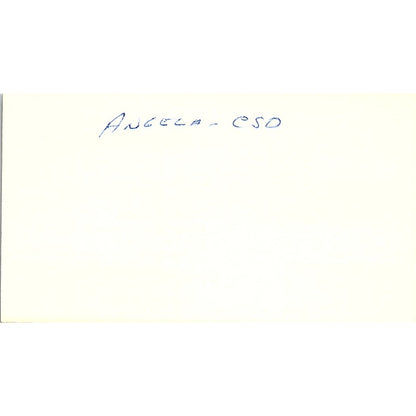 Merrill Lynch Lobie Stone Houston Texas Vintage Business Card SB4-B1