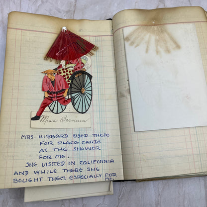 1937 Wedding Scrapbook Diary of Gertrude Barnum Harold Dahl Mankato MN TI9