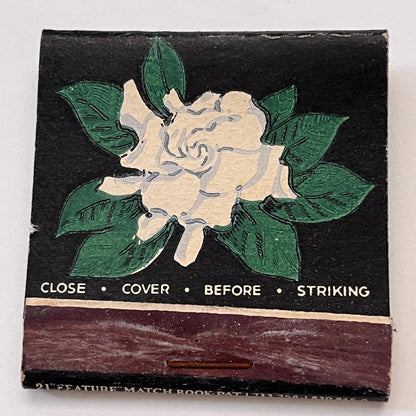 W.A. Pike Florist 648 Park St Hartford CT Vintage Matchbook Cover TB8-MB3-6