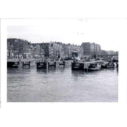 View of Canals in Amsterdam Postwar Europe c1954 Army Photo AF1-AP4