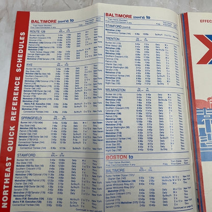 1972 Jan Amtrak Nationwide Schedules Passenger Service Timetables TJ4-P1