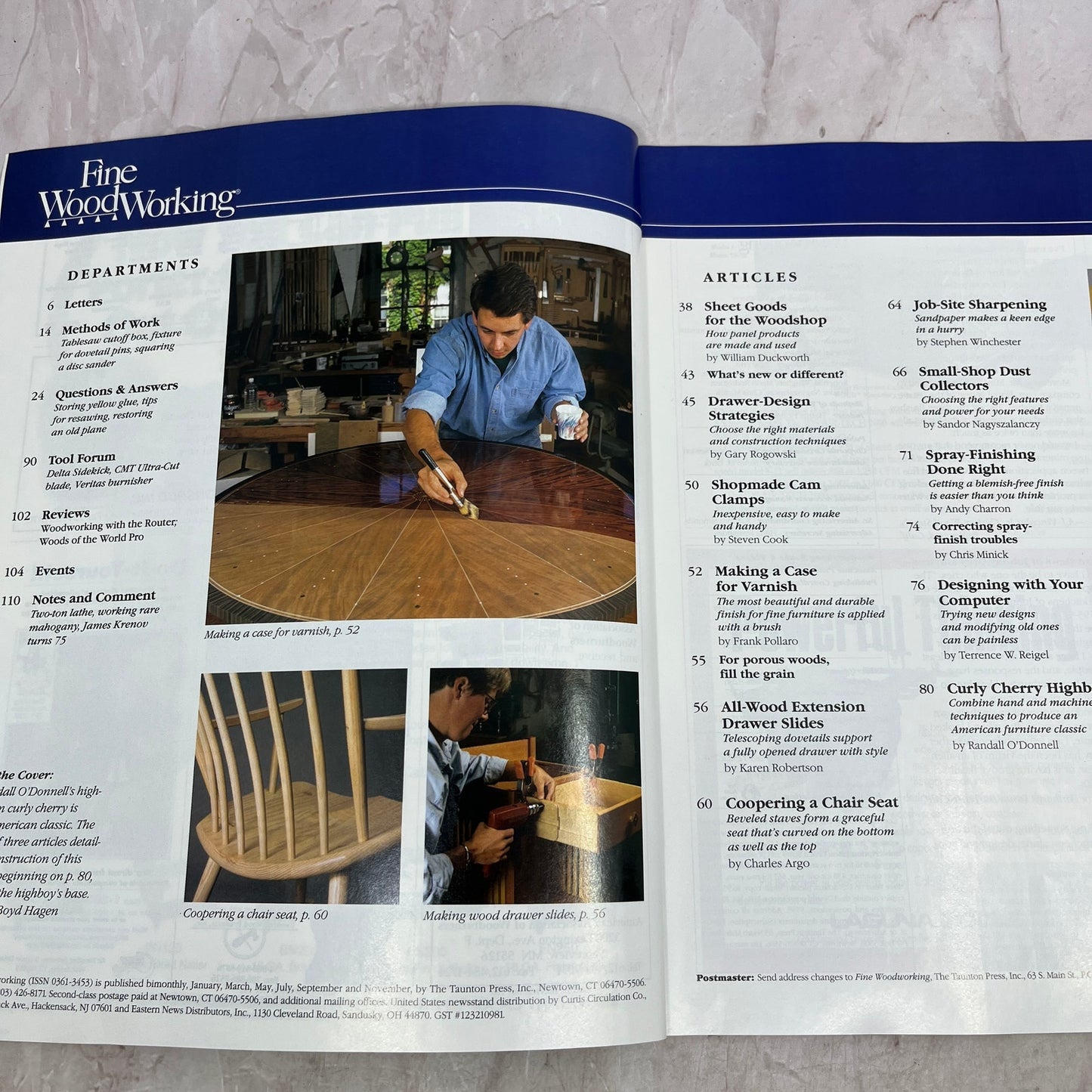 Building a Highboy - Apr 1996 No 117 - Taunton's Fine Woodworking Magazine M36