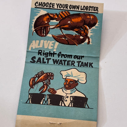 Old Original Bookbinder's Seafood Philadelphia Vintage Matchbook Cover TB6-MB1-9