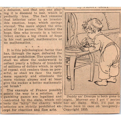 No Rubbing Wax-Rite Floor Wax 1935 Minneapolis Journal Advertisement AE7-N2