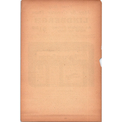 Seymour Airplane Factory Lindbergh Voight Milling Antique Magazine Ad 5.5x8.5 V4