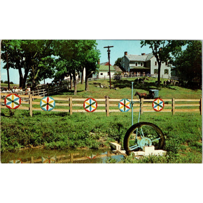 The Amish Homestead Lancaster Pennsylvania Dutch Country Postcard PD6