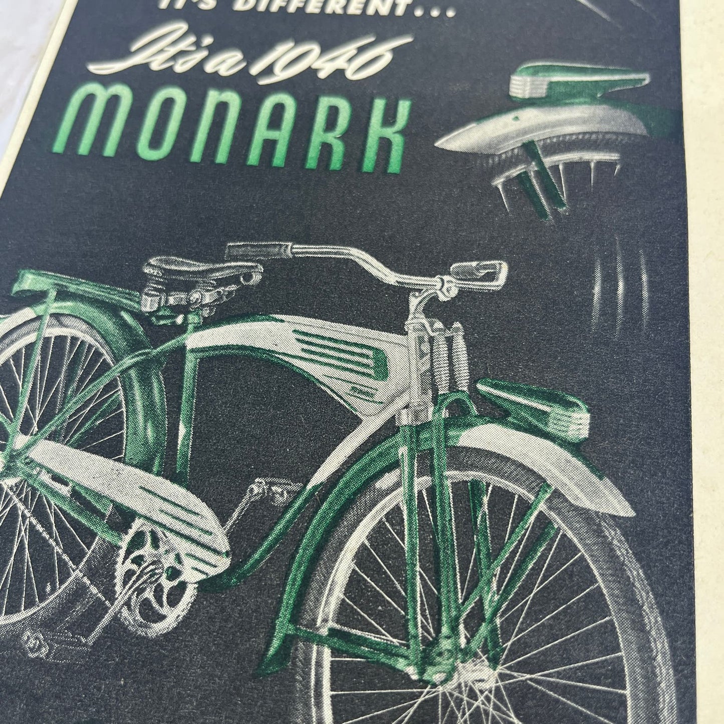 1946 Monark Silver King Bicycle 4.5x12 Vintage Magazine Advertisement FL6-6