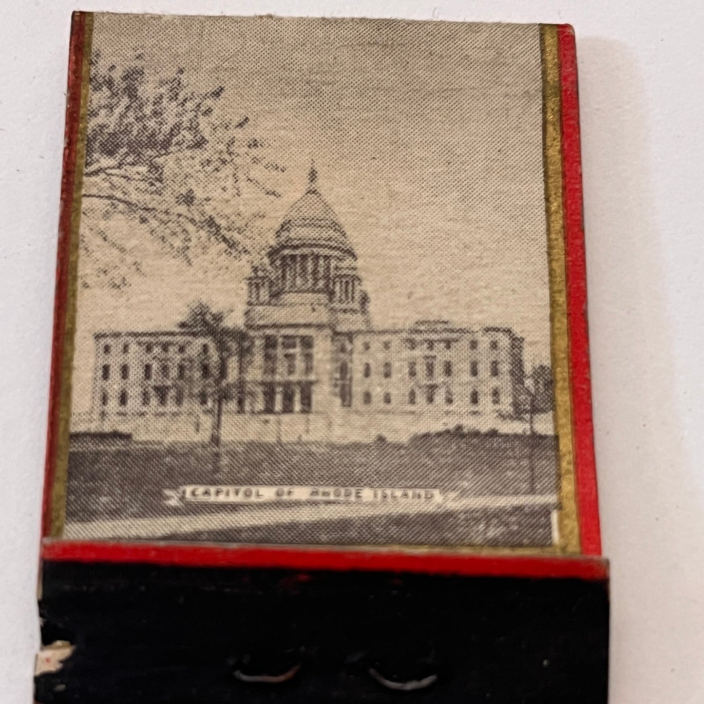 State Capitol Providence Rhode Island Vintage Matchbook Cover TB8-MB3-10