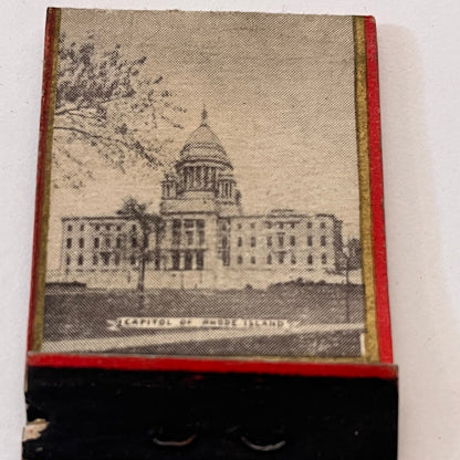 State Capitol Providence Rhode Island Vintage Matchbook Cover TB8-MB3-10