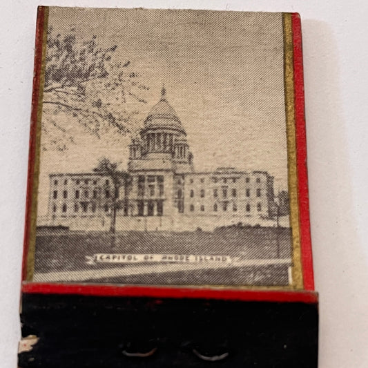 State Capitol Providence Rhode Island Vintage Matchbook Cover TB8-MB3-10