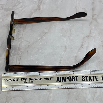 American Optical Horn Rim Tiger Eye 5 3/4 Sunglasses Eyeglasses Frames TG7-G1-2