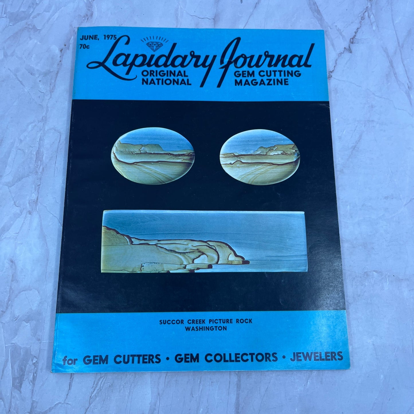Succor Creek Picture Rock Washington - Lapidary Journal Magazine - Jun 1975 M25