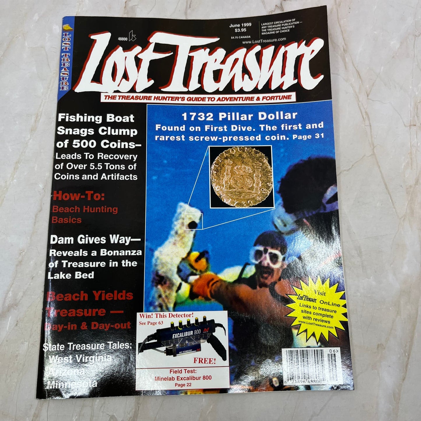 1999 June - Lost Treasure Magazine - Treasure Hunting Gold Prospecting M14