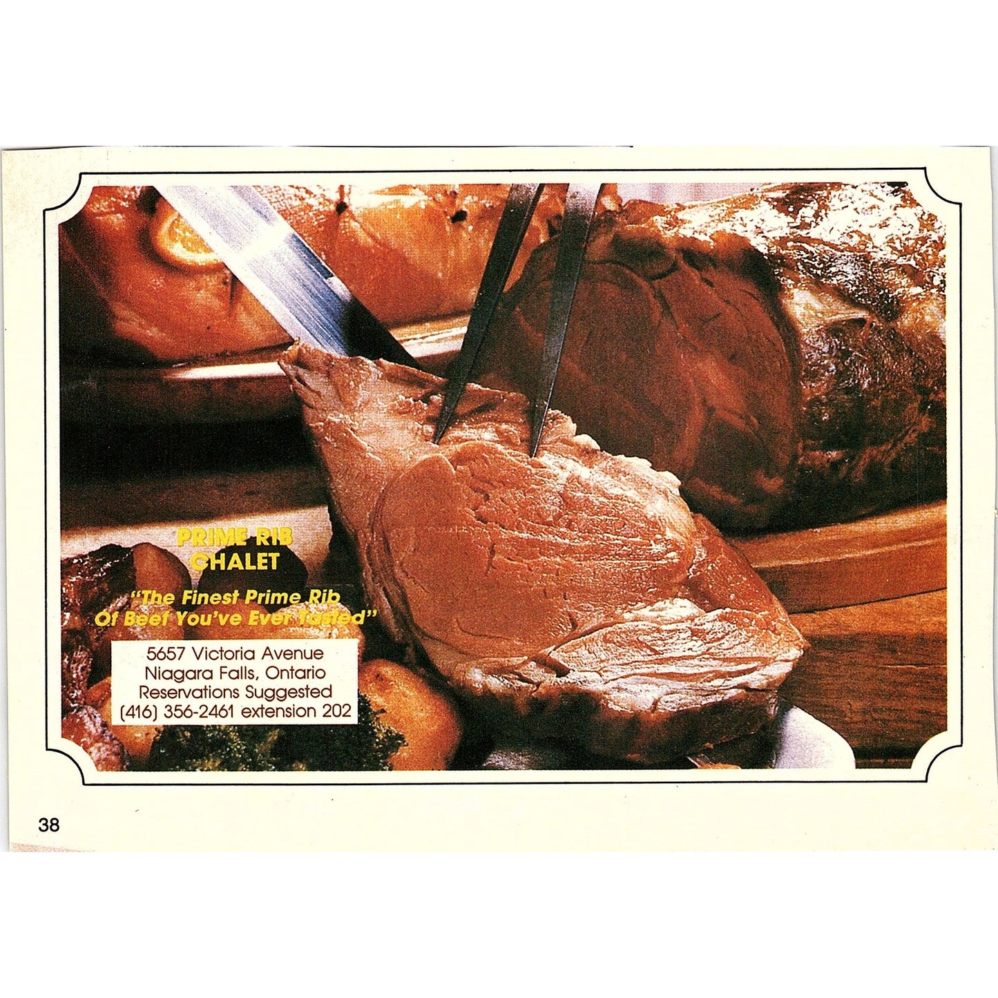 Prime Rib Chalet The Finest Prime Rib of Beef Niagara Falls ON SAG4-3