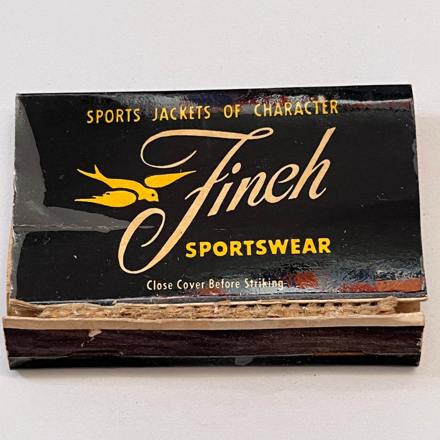 Finch Sportswear Manufacturers St. Paul MN Vintage Matchbook Cover TB8-MB3-9