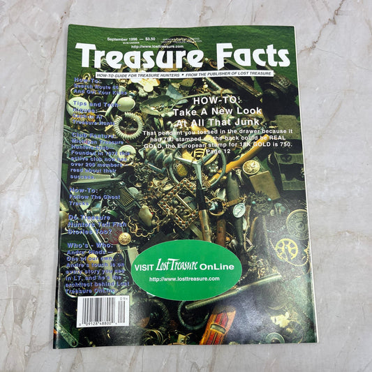 1996 Sept - Treasure Facts Magazine - Treasure Hunting Gold Metal Detecting M17