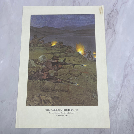 Princess Patricia's Canadian Light Infantry - KapYong Korea 1965 Art Print V14-4