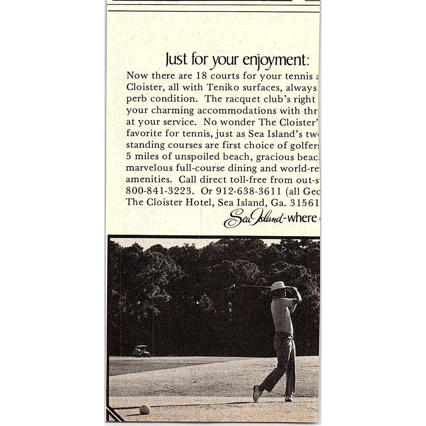 The Bishop's Schools Tennis Camp Joseph H. Wesson La Jolla CA 1977 Ad AF3-Q2