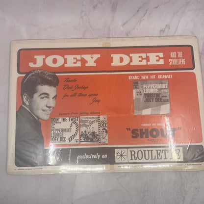 1962 Joey Dee & the Starliters Peppermint Lounge Shout Ad Roulette Records V14-8