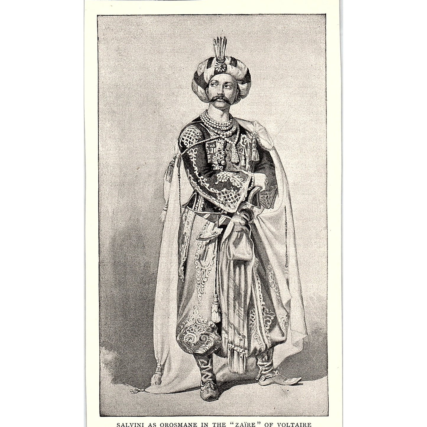 Salvini as Orosmane in the Zaire of Voltaire 1903 Art Print AG3-H1