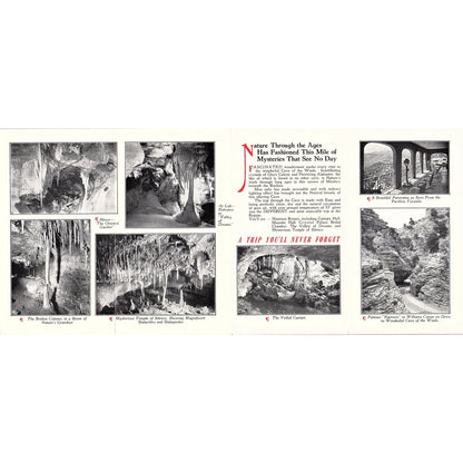 1950s The Wonder-ful Cave of the Winds and Williams Canyon Brochure AF9-H1